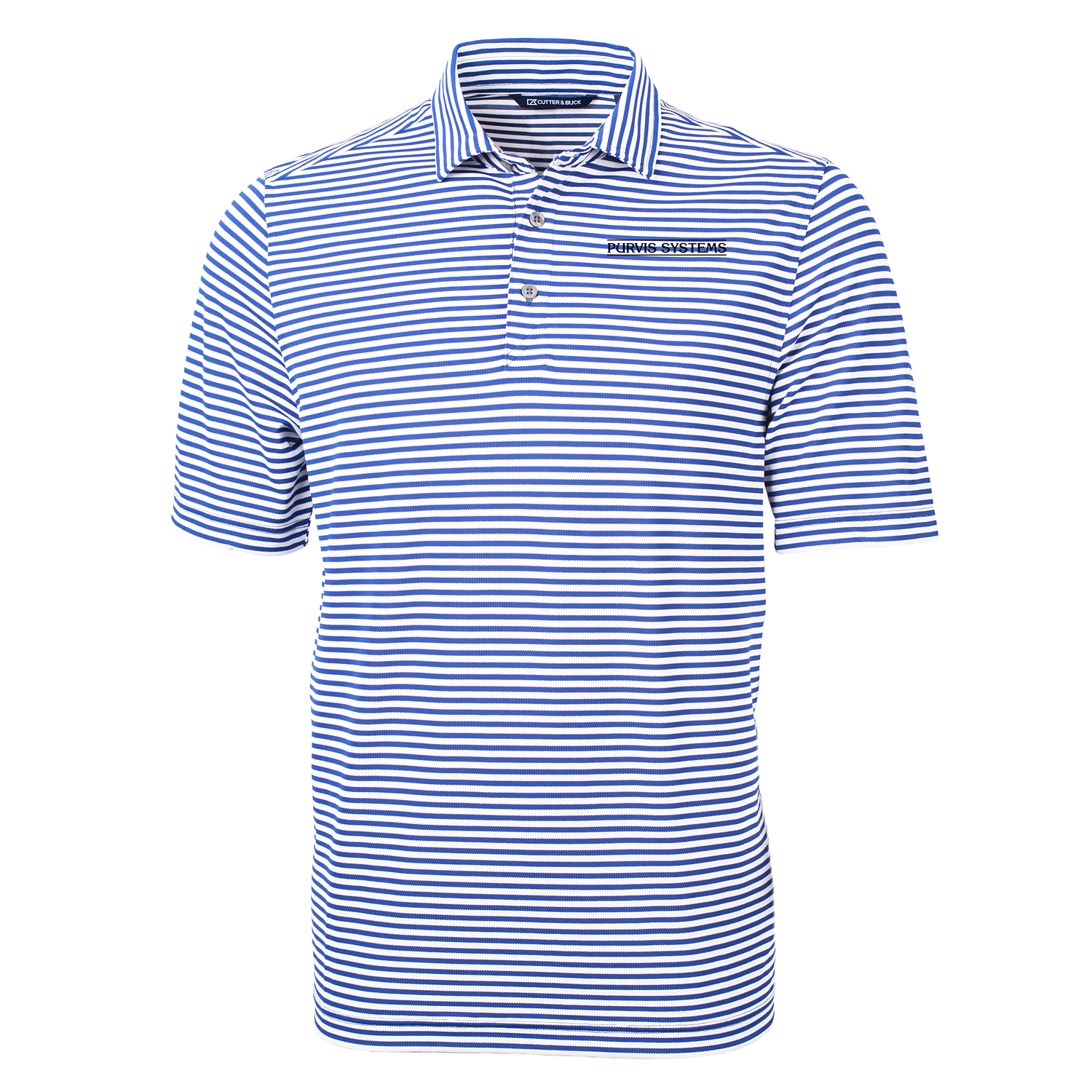 Cutter & Buck® Virtue Eco Pique Stripe Recycled Men's Polo