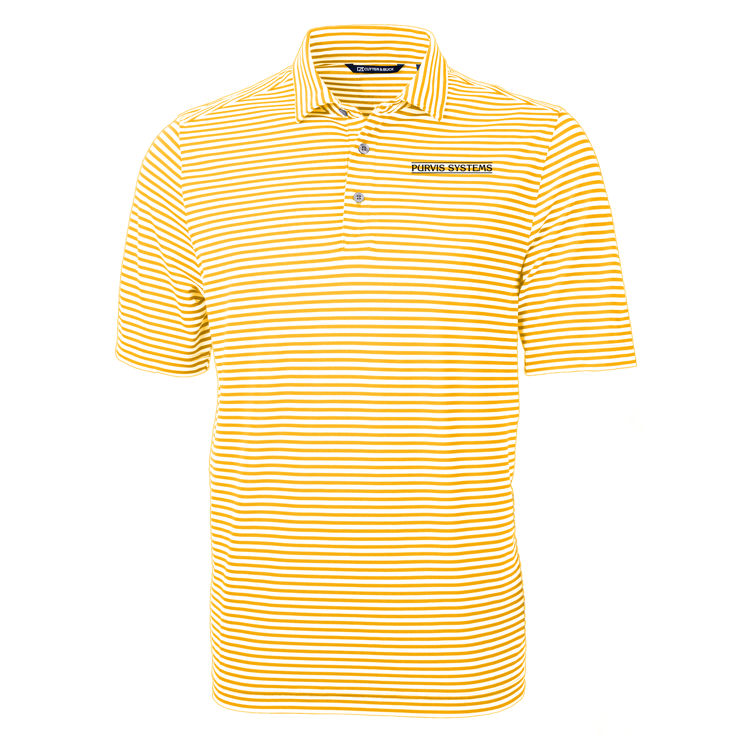 Cutter & Buck® Virtue Eco Pique Stripe Recycled Men's Polo