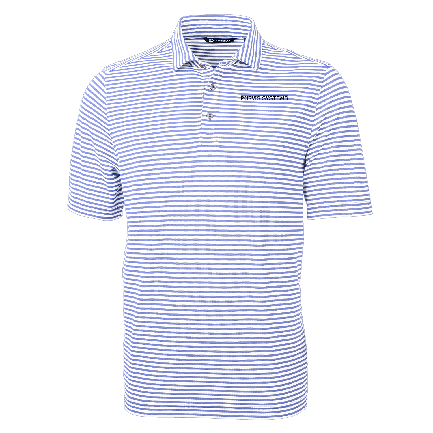 Cutter & Buck® Virtue Eco Pique Stripe Recycled Men's Polo
