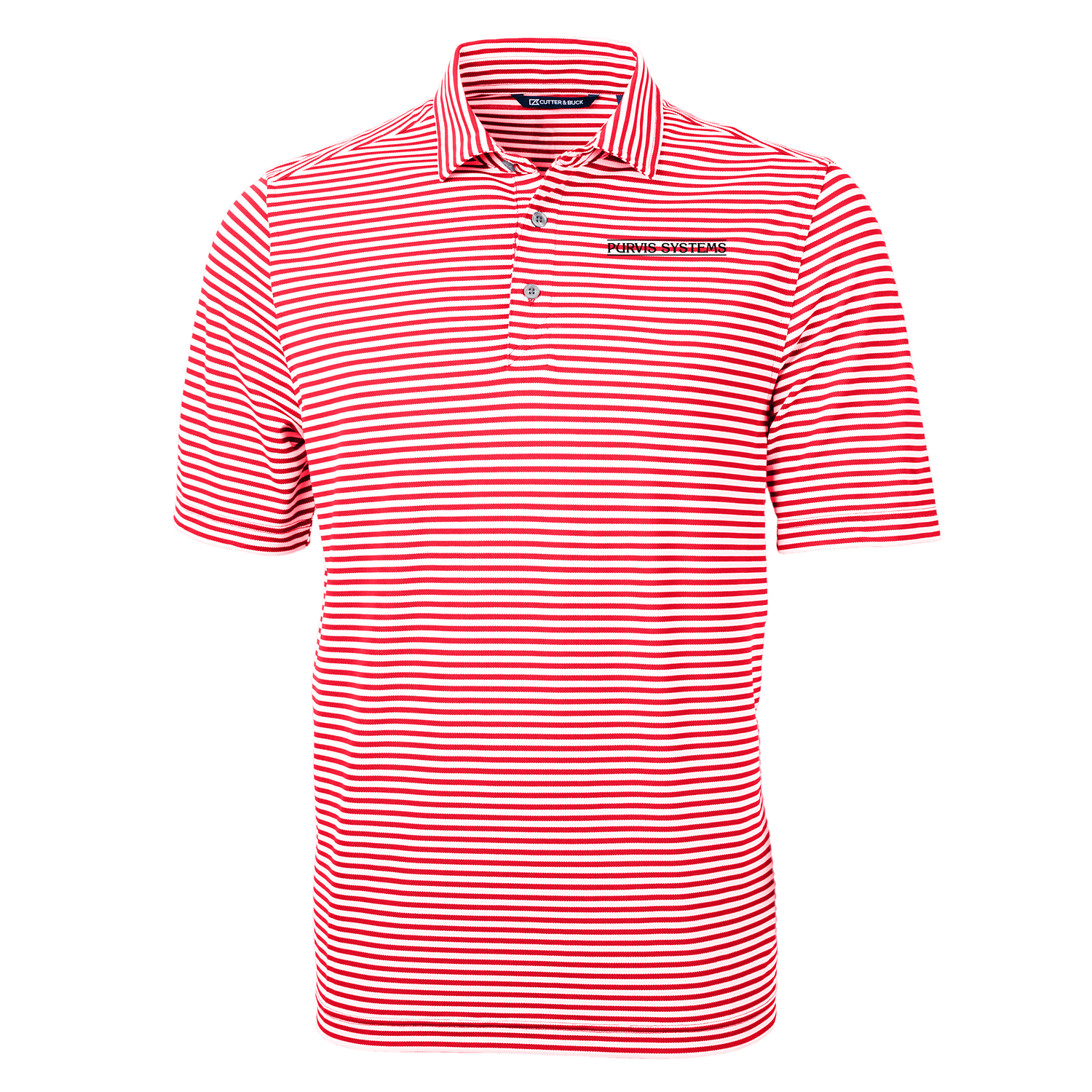 Cutter & Buck® Virtue Eco Pique Stripe Recycled Men's Polo