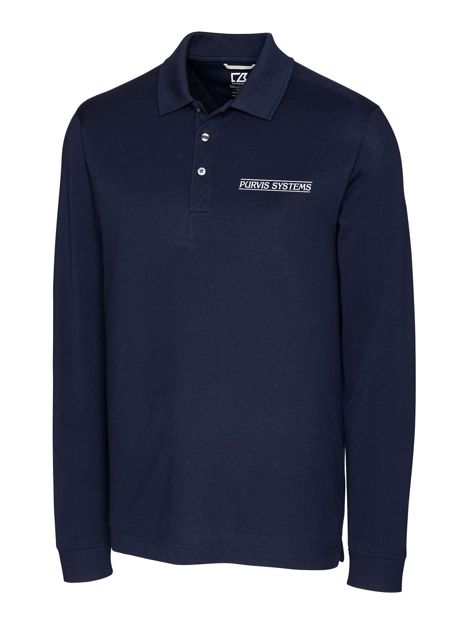 Cutter & Buck® Advantage Tri-Blend Pique Men's Long Sleeve Polo