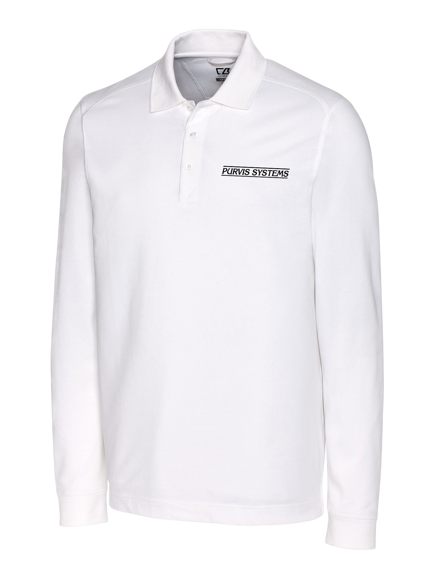 Cutter & Buck® Advantage Tri-Blend Pique Men's Long Sleeve Polo