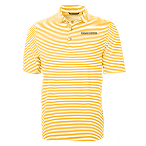 Cutter & Buck® Virtue Eco Pique Stripe Recycled Men's Polo