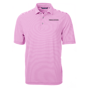 Cutter & Buck® Virtue Eco Pique Stripe Recycled Men's Polo