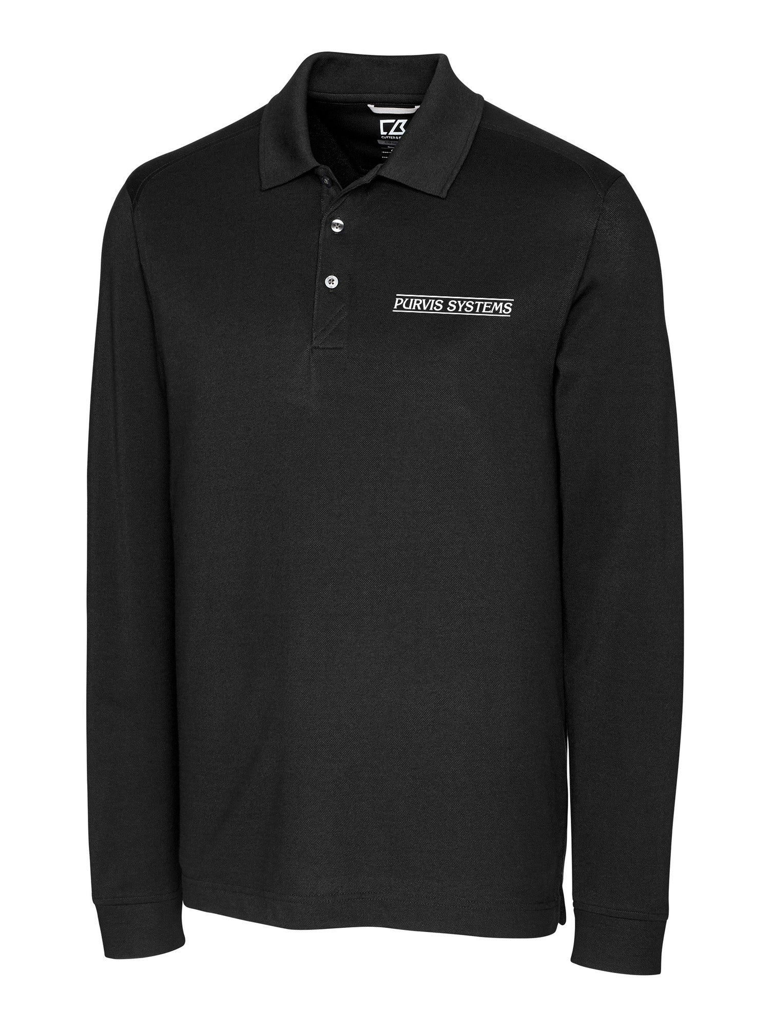 Cutter & Buck® Advantage Tri-Blend Pique Men's Long Sleeve Polo
